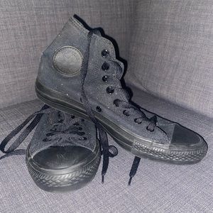 black high top converse